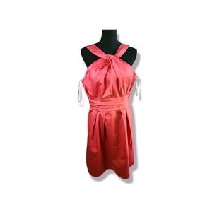 David's Bridal Coral Dress Size 10/12